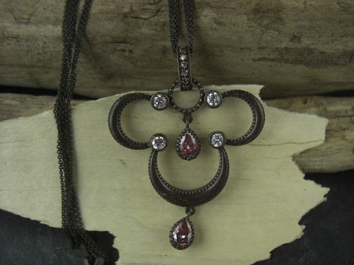 Kette vintage schwarz - vintage,
