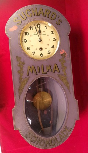 Alte werbeuhr milka kacao - alte,