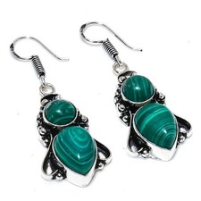 Malachit Edelstein Handmade