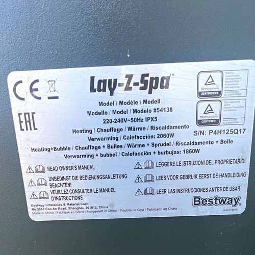 Bestway lay spa - bestway, lay-z-spa