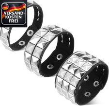 Punk Lederarmband Nieten