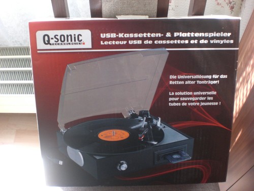 USB-KASSETTEN&PLATTENSPIELER