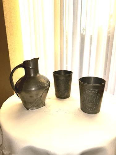 Kayserzinn krug vase 645 2 - 645, +