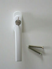 ROTO Fenstergriff Roto Line 0200S/U26 90° Alu weiß 9016 abschließbar Stift 35 mm