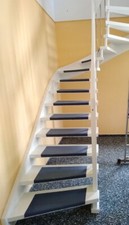 Stab tragende 1/ 2 gewendelte Holz Innen Treppe Stufen Buche Stäbe Edelstahl