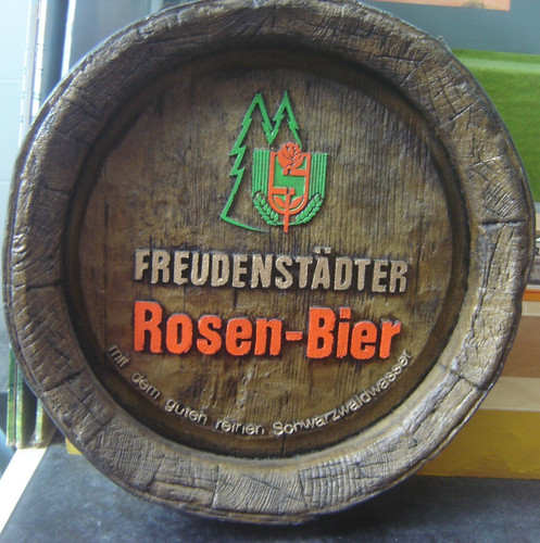 Brauerei werbeschild fassboden - werbeschild,