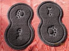 2 x Napfunterlage Futtermatte für Hund & Katze Silikon Unterlage/ NEU