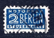 BIZONE NOTOPFER 1948 2GKW gestempelt TADELLOS geprüft HARLOS BPP (M5371