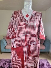 Adire African Boubou Kleid