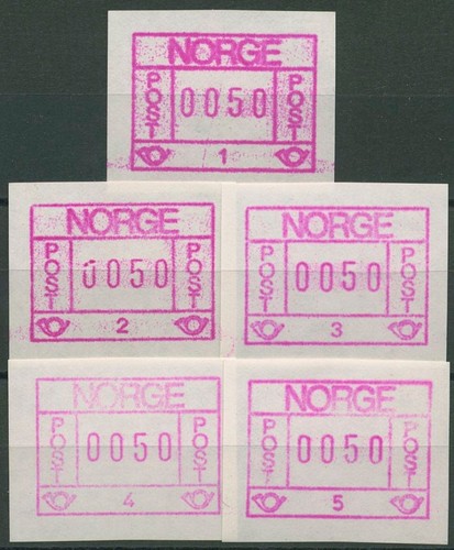 Norwegen 1978 atm satz - atm, 5