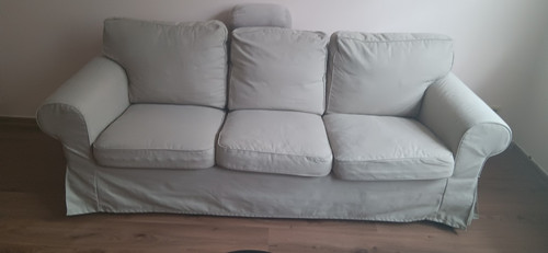 Sitzer sofa weiß stoff - sofa,
