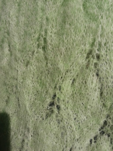 Handarbeit schal ajour mohair - handarbeit,