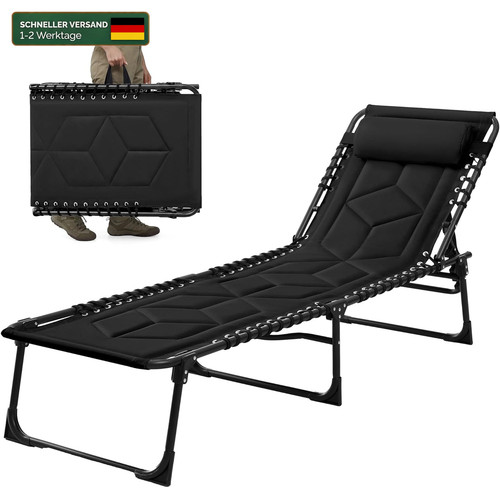 Faltbare sonnenliege fach - faltbare, 5-fach