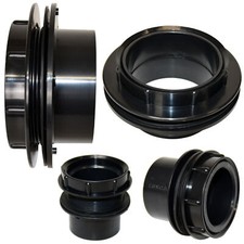 Tankverschraubung PVC Gewinde Tank Durchführung Teich Folienflansch Ø 32 -110 mm