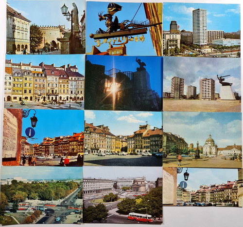 Postkarten lot warschau - postkarten, x