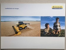New Holland Produktprogramm Mähdrescher Traktoren Prospekt Bulldog Schlepper 