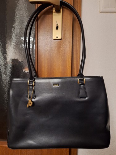 Vintage picard leder shopper - vintage,