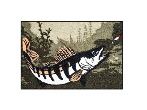 Angelmatte fischmotiv - angelmatte,,