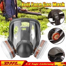 Schutzmaske 6800 Vollgesichtsmaske 2 x Filter Atemschutz Gasmaske Militär