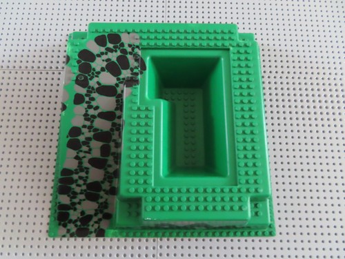 Lego platte grün rampe - platte,
