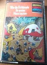 Wie die Schlümpfe ihr erstes Haus bauten  RARE RCA Hörspiel-MC von Konrad Halver