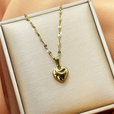 Damen Halskette Herz Anhänger