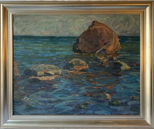 ölbild 1921 impressionist - Ölbild,