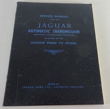 Werkstatthandbuch / Workshop Manual Jaguar Automatik Getriebe Borg Warner Mk. 7