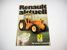 Renault 981-4 Traktoren Progamm R50S bis 1451-4 Prospekt 1980er Jahre