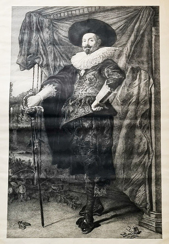 Großer alter kupferstich - kupferstich,