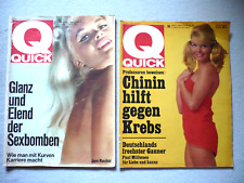 2 Alte Illustrierte " QUICK " von  1965 und 1968