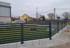 Lamellenzaun Alu Design