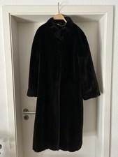 Webpelzmantel Schwarz Größe
