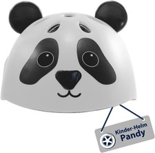 HUDORA 84921 - Kinderhelm Panda, Gr. 48-52, Sicherheitshelm für Fahrrad und Inli