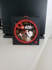 Star Wars LEGO Alarm  Uhr mit Chewbacca & Storm Trooper  gebraucht 