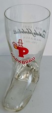seltenes Bierglas Stiefelglas
