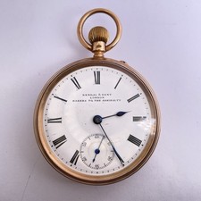 Antike 9kt Gelbgold Taschenuhr