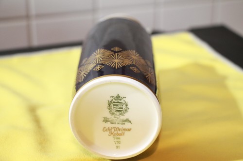 Zylindrische porzellanvase - zylindrische,