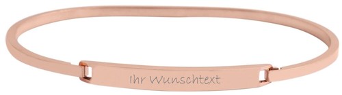 Armreif rosegold wunschgravur - armreif,