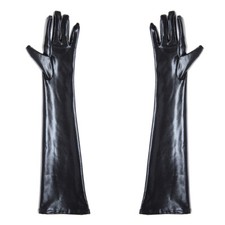 Sexy wet look handschuhe - wet-look,
