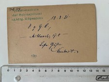 Mitteilung 1921 Beamtenschule