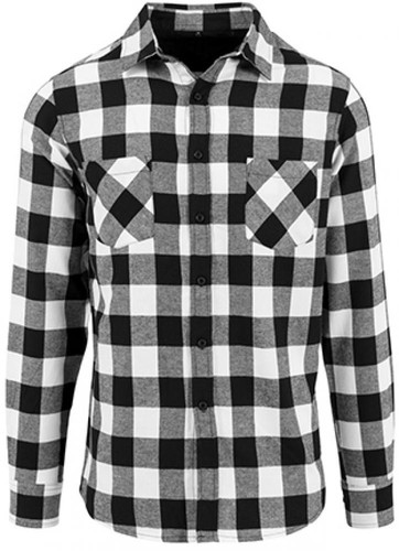 Checked flannel shirt - checked,