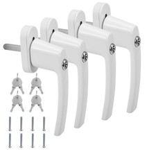 4X Fenstergriff abschließbar