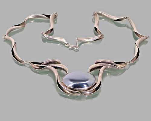 Silber kette hämatit sterling - hämatit,