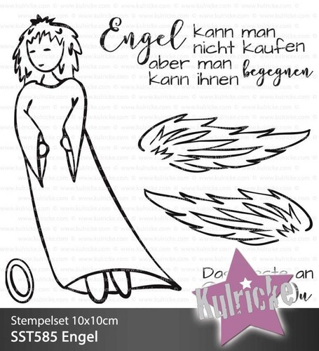 Kulricke stempelset engel - kulricke, "engel"