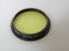 Leitz Summitar Filter Gelb 1 yellow 1 filter for für Summitar schwarz black rare