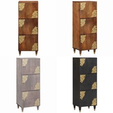 Highboard mit Regal mit Speicher mit Tür Massivholz Mango Funktionaler DE