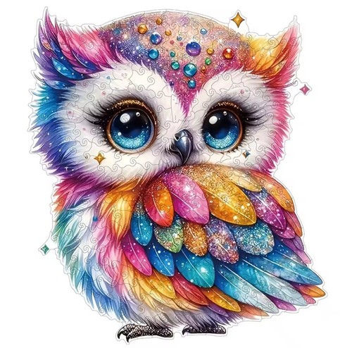 Holzpuzzle eule - 🦉,