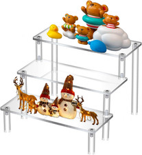 Acryl Display Ständer 20x8cm 3 Schichten Regal transparent Parfüm Organizer Kuch