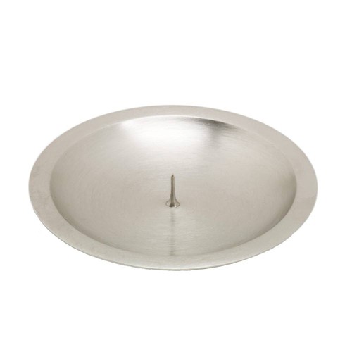 Kerzenteller ø10cm silbern - kerzenteller,